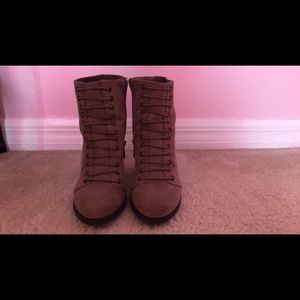 Bamboo Boots/Heels Size (5 1/2)